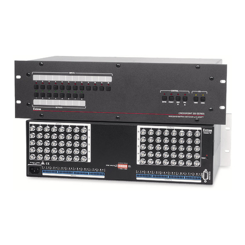 Extron electronics CrossPoint 300 84 User manual