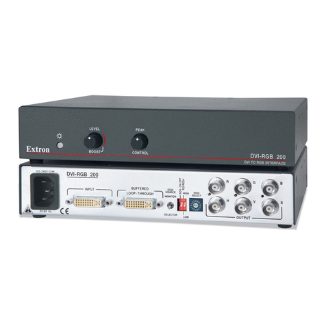 Extron electronics Converter CVC 200 User manual