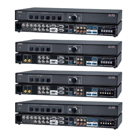 Extron electronics Extron MediaLink MLS 304MA user manual