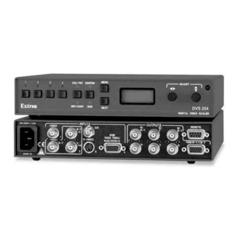 Extron electronics DVS 204 User manual