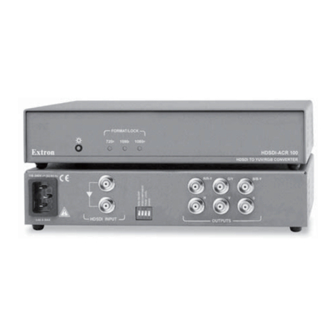 Extron electronics CLK 100 User manual