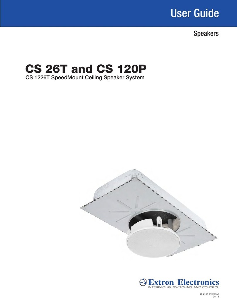 Extron electronics CS 26T User manual