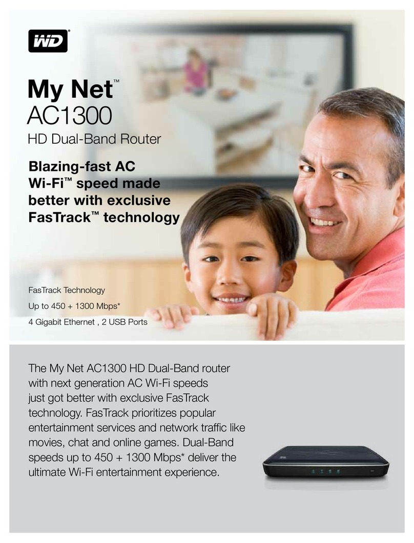 Western Digital My Net AC1300 Specifications
