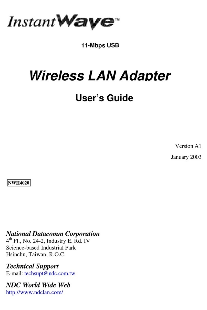 NDC comm NWH4020 user guide