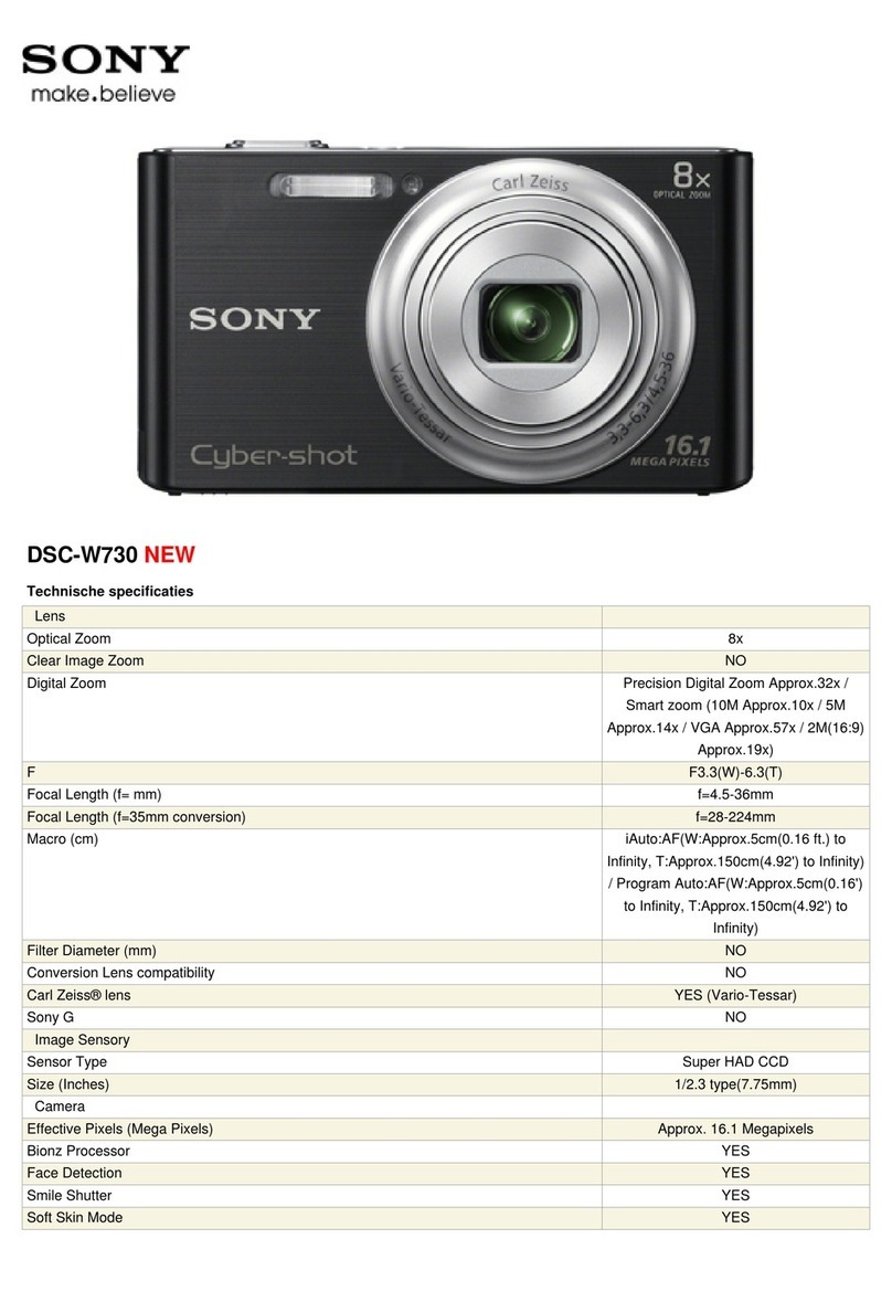 Sony Cyber-shot DSC-W730 User manual