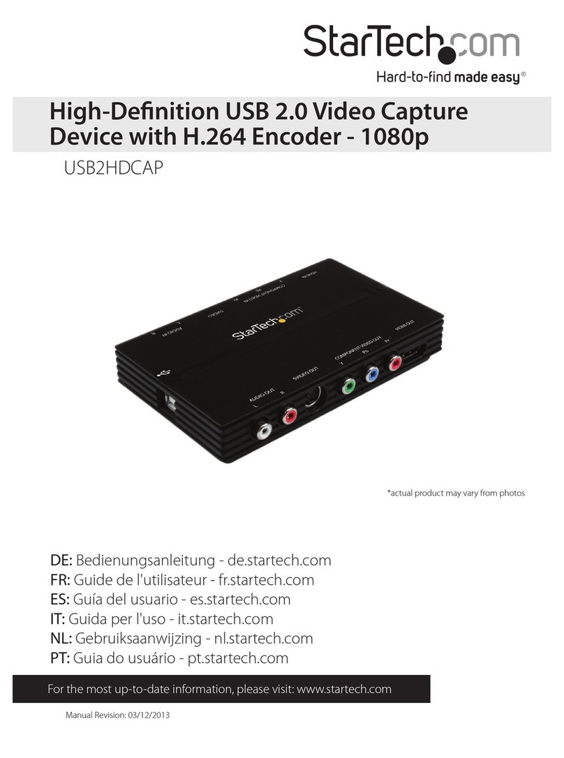 StarTech.com USB2HDCAP User manual