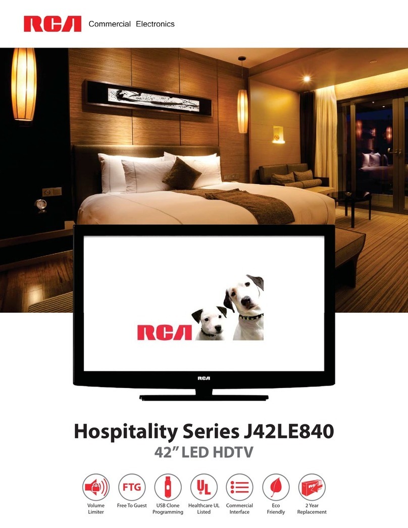 RCA J42LE840 User manual