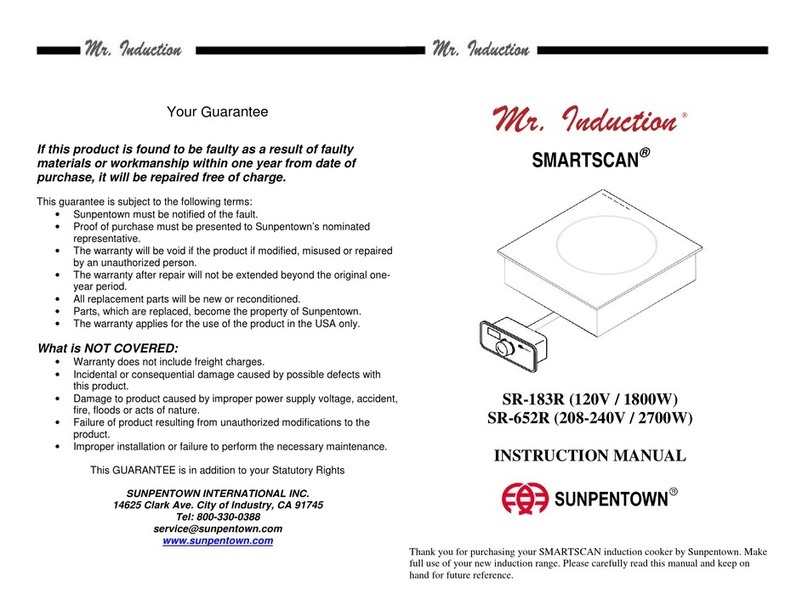 Sunpentown SMARTSCAN SR-183R instruction manual