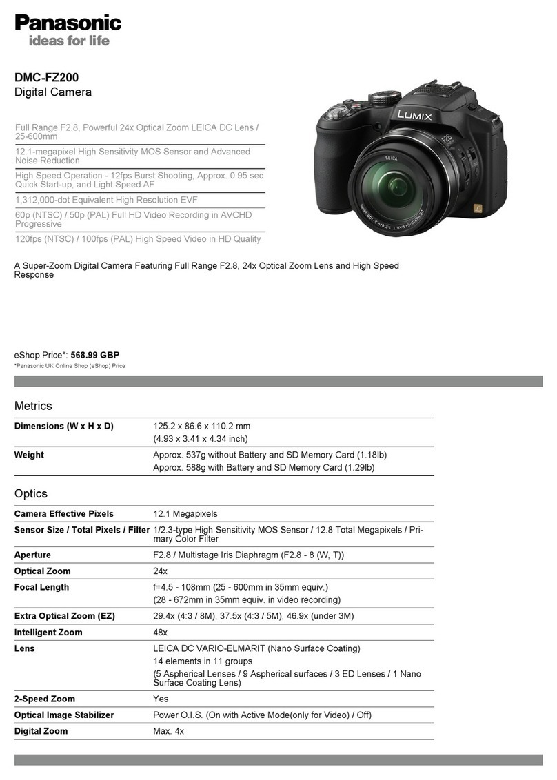 Panasonic Lumix DMC-FZ200 User manual Panasonic Lumix DMC-FZ200 User manual