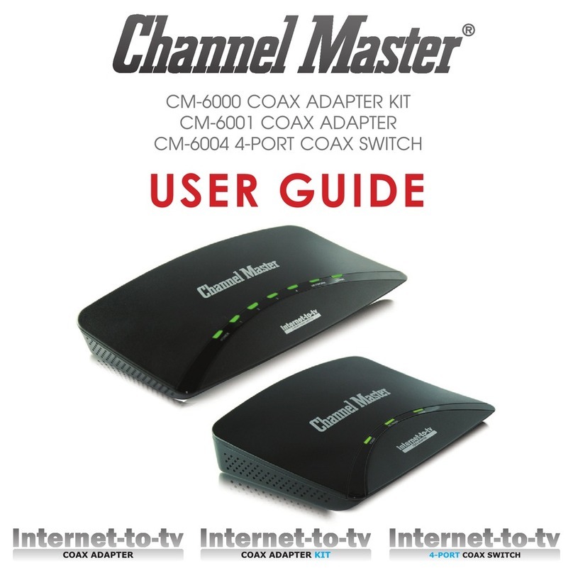 Channel Master CM-6000 user guide