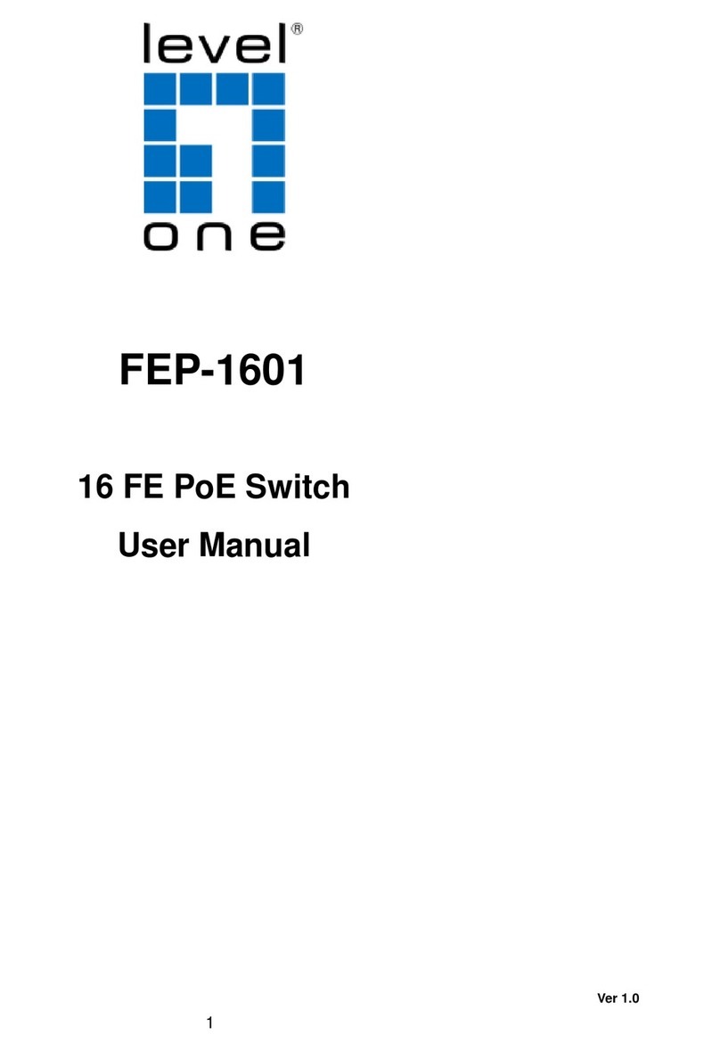 LevelOne FEP-1601 User manual