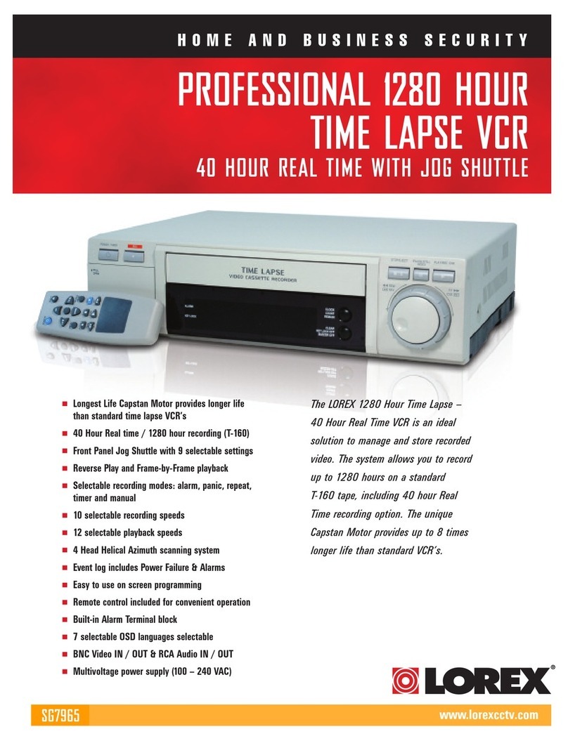 Lorex SG7965 User manual