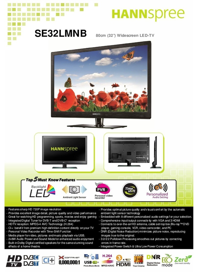 HANNspree SE32LMNB Specifications