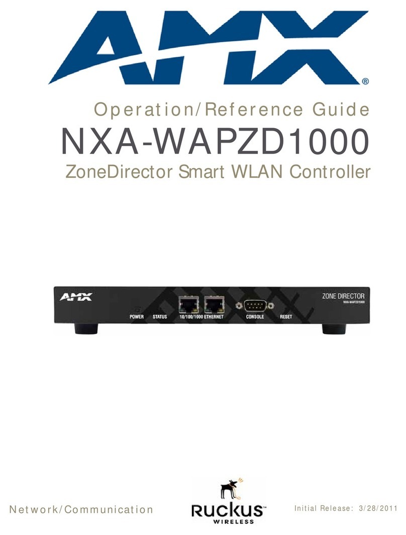 AMX NXA-WAPZD1000 Parts list manual