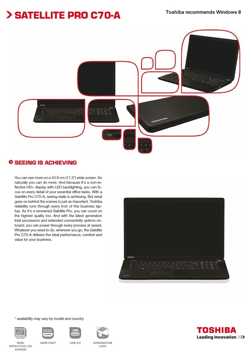 Toshiba Satellite Pro C70-A Specifications