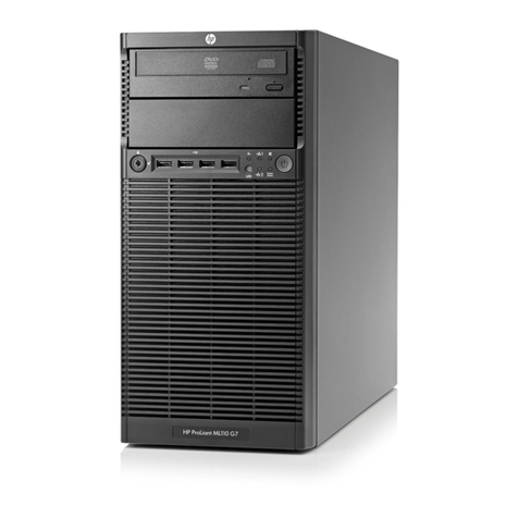 HP ProLiant ML110 G7 User manual
