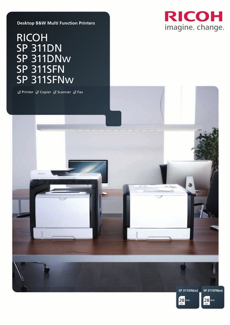 Ricoh SP 311SFN User manual