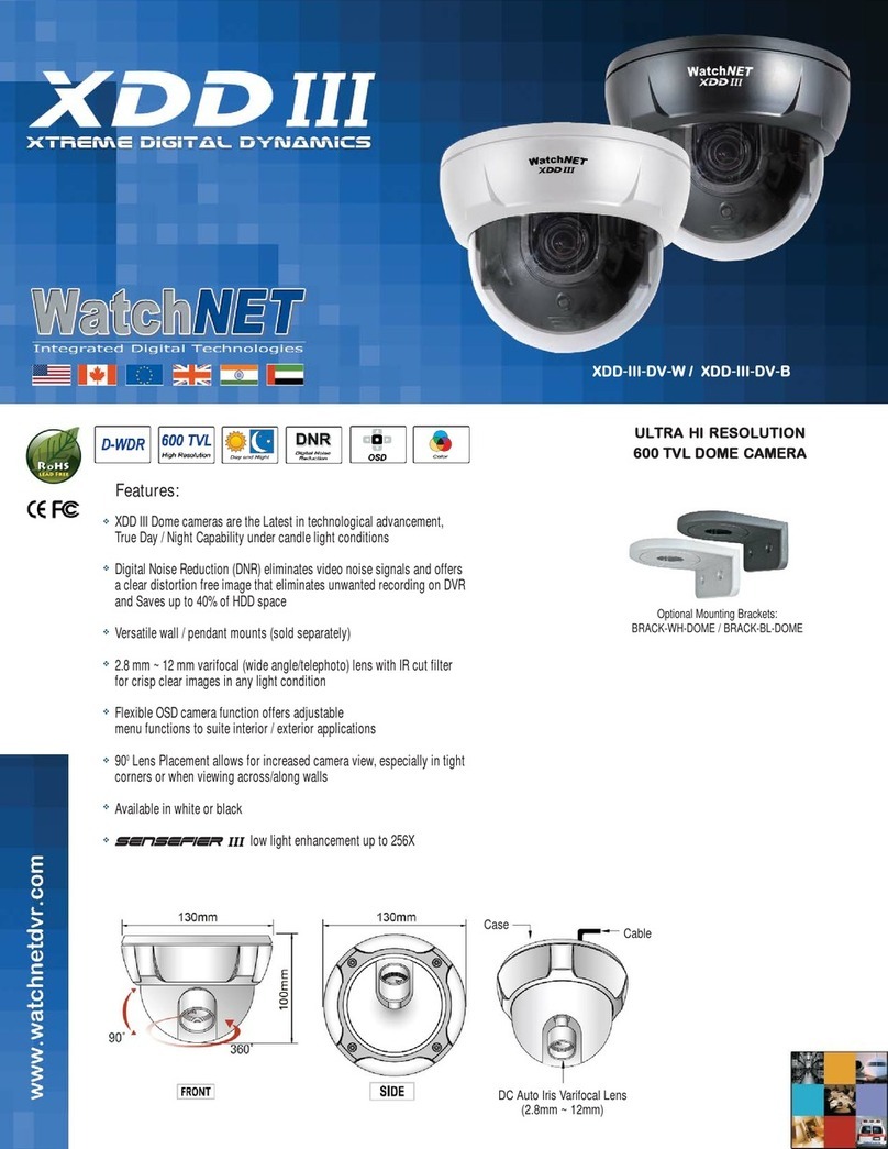 WatchNet XDD-III-DV-W User manual