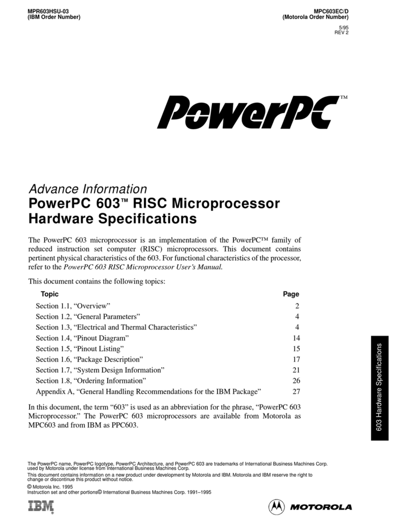 IBM MPC603EC User manual
