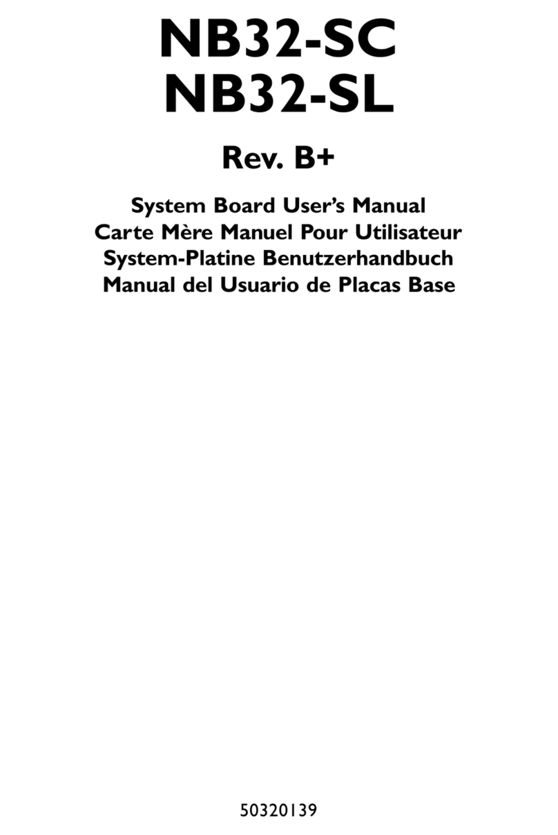 DFI NB32-SL User manual