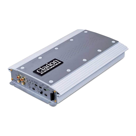 Clarion APX480M Operation & installation manual