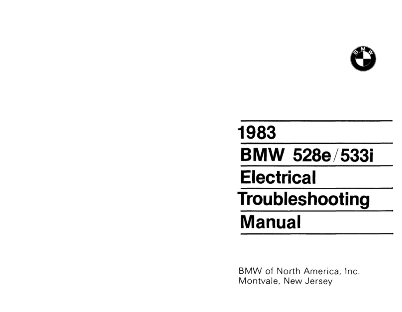 BMW 1983 528e; 1983 533i Electrical troubleshooting manual BMW 1983 528e; 1983 533i Electrical troubleshooting manual