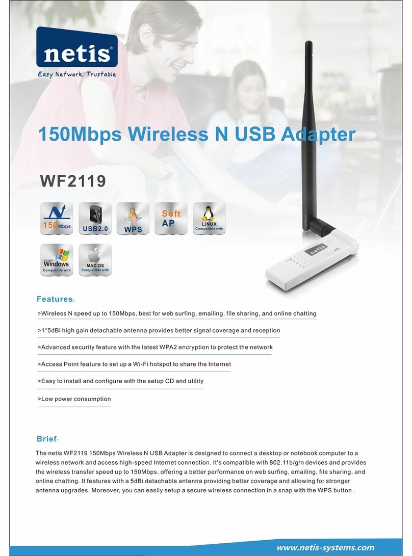 Netis WF2119 Specifications