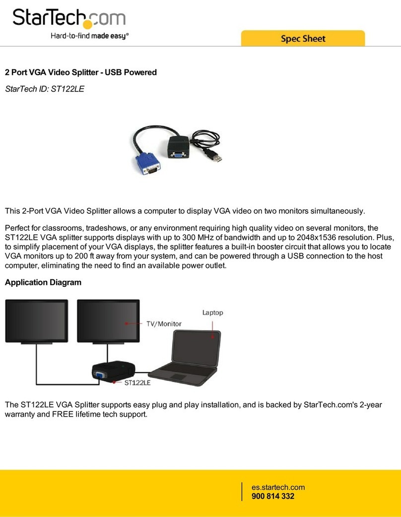 StarTech.com ST122LE System manual