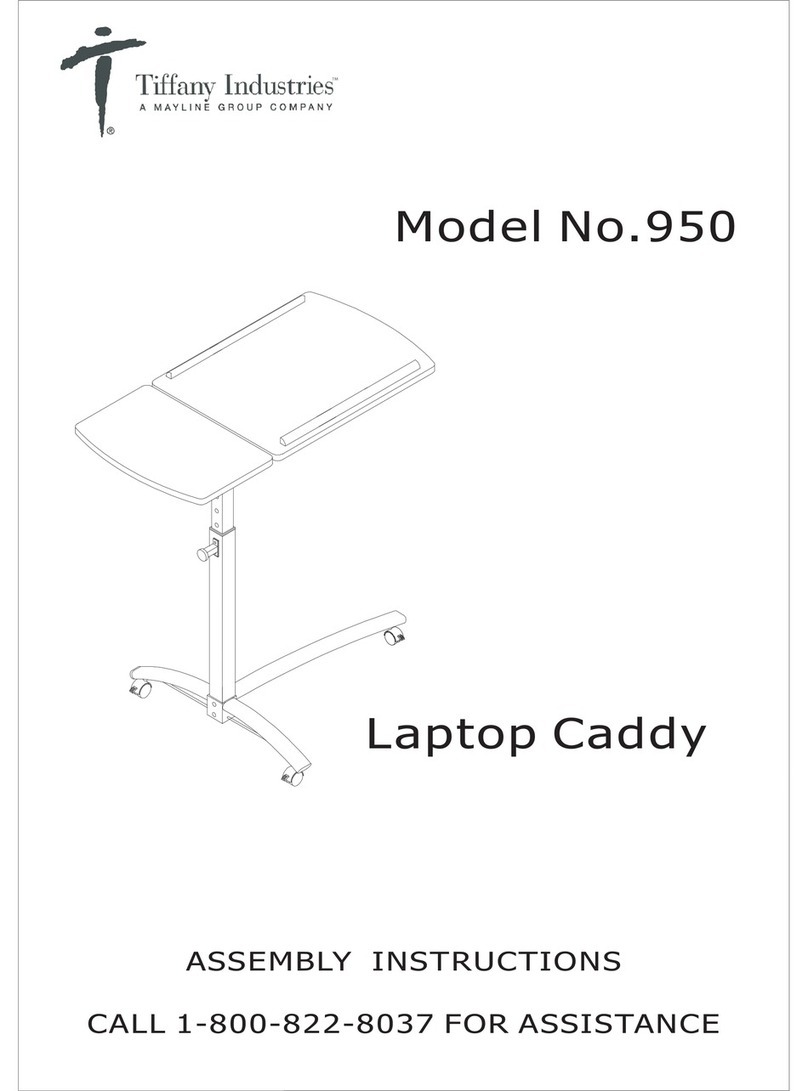 Tiffany Industries 950 Assembly instructions