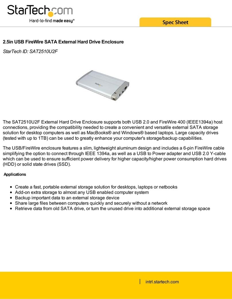 StarTech.com SAT2510U2F Spec sheet StarTech.com SAT2510U2F Spec sheet