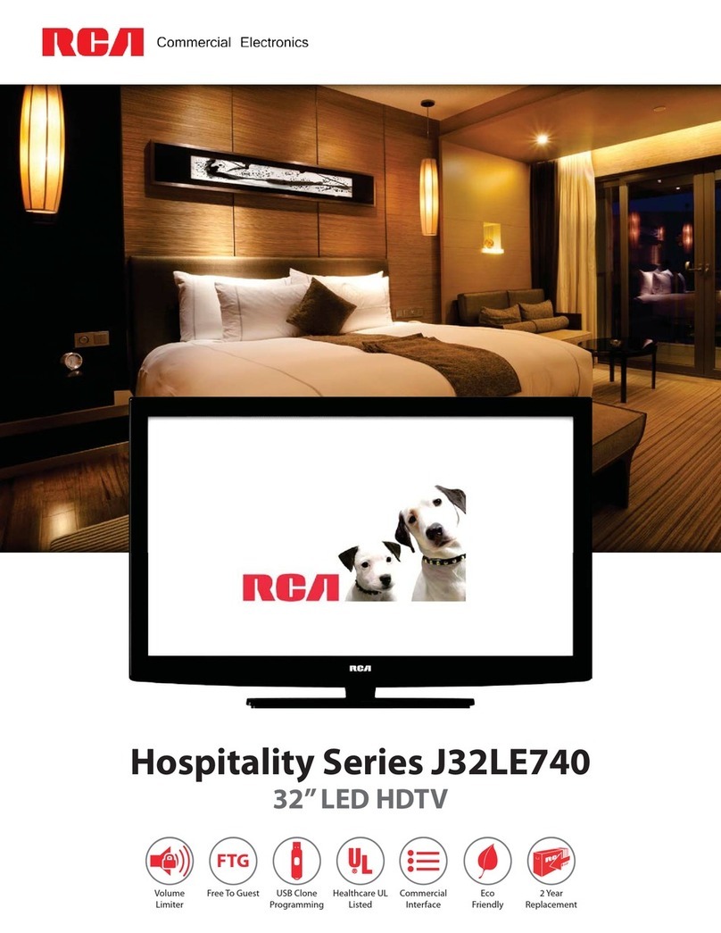 RCA J32LE740 User manual RCA J32LE740 User manual
