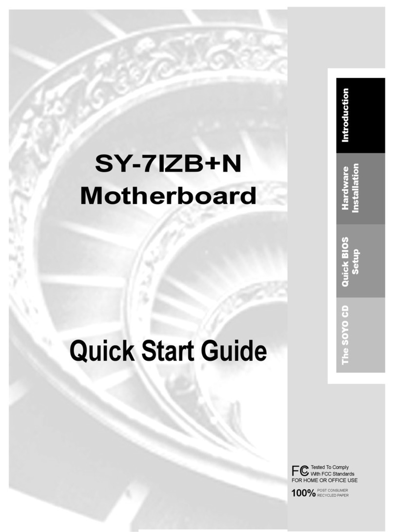 SOYO SY-7IZB+N quick start guide