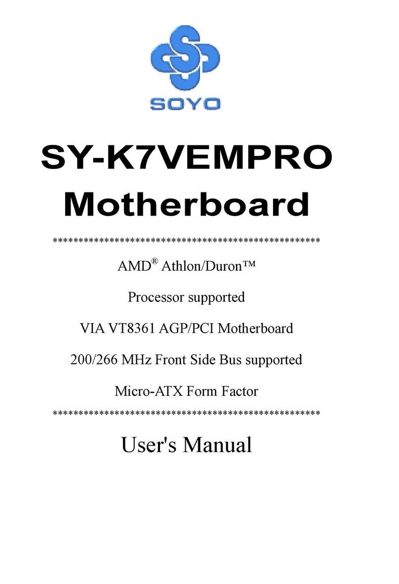 SOYO SY-K7VEMPRO User manual