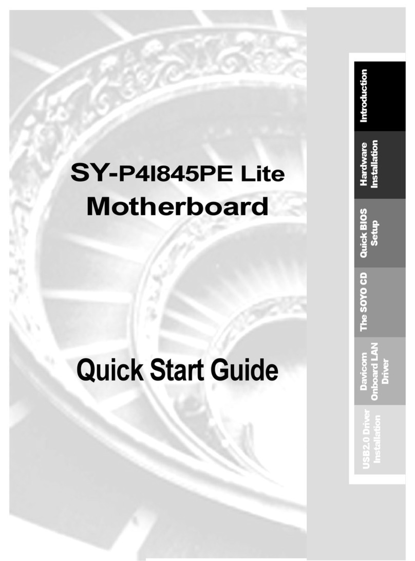 SOYO SY-P4I845PE User manual