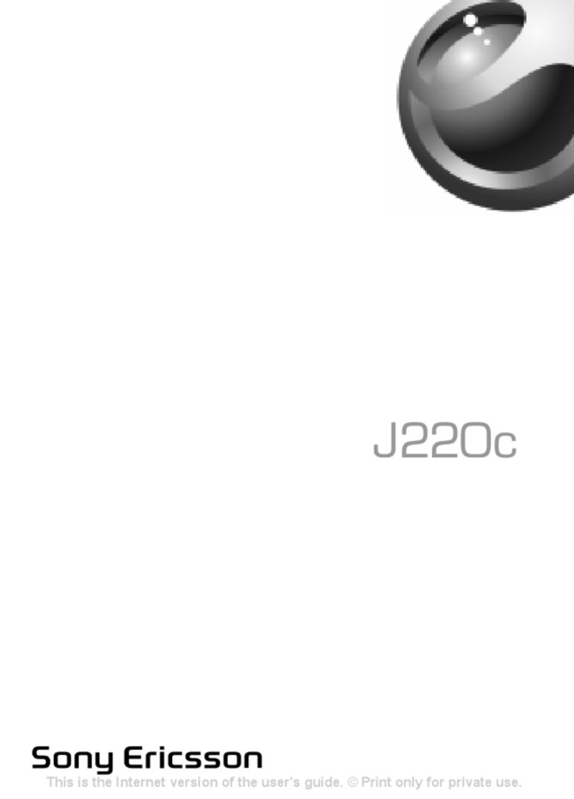 Sony Ericsson J220c User manual