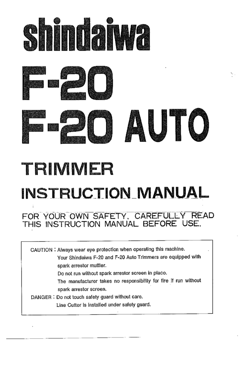 Shindaiwa F-20 instruction manual
