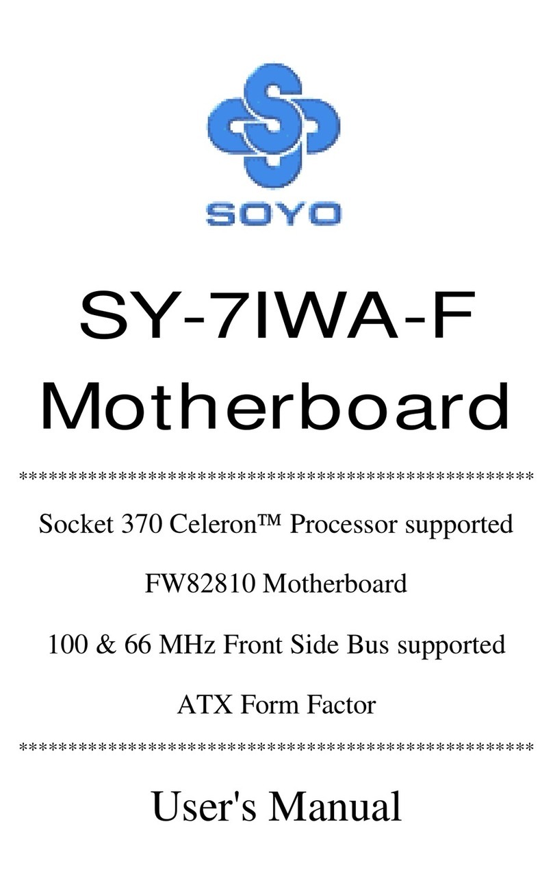 SOYO SY-7IWA-F User manual SOYO SY-7IWA-F User manual