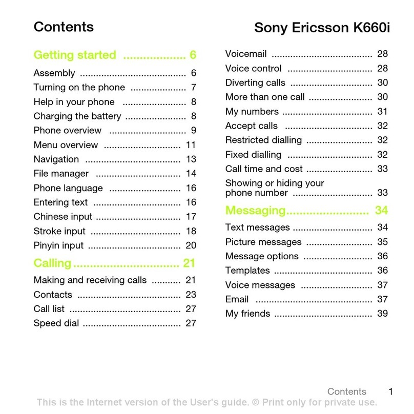 Sony Ericsson K660i user guide