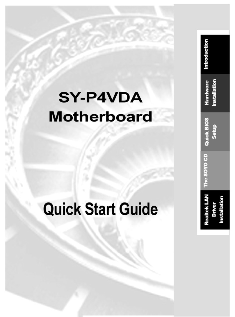SOYO SY-P4VDA quick start guide