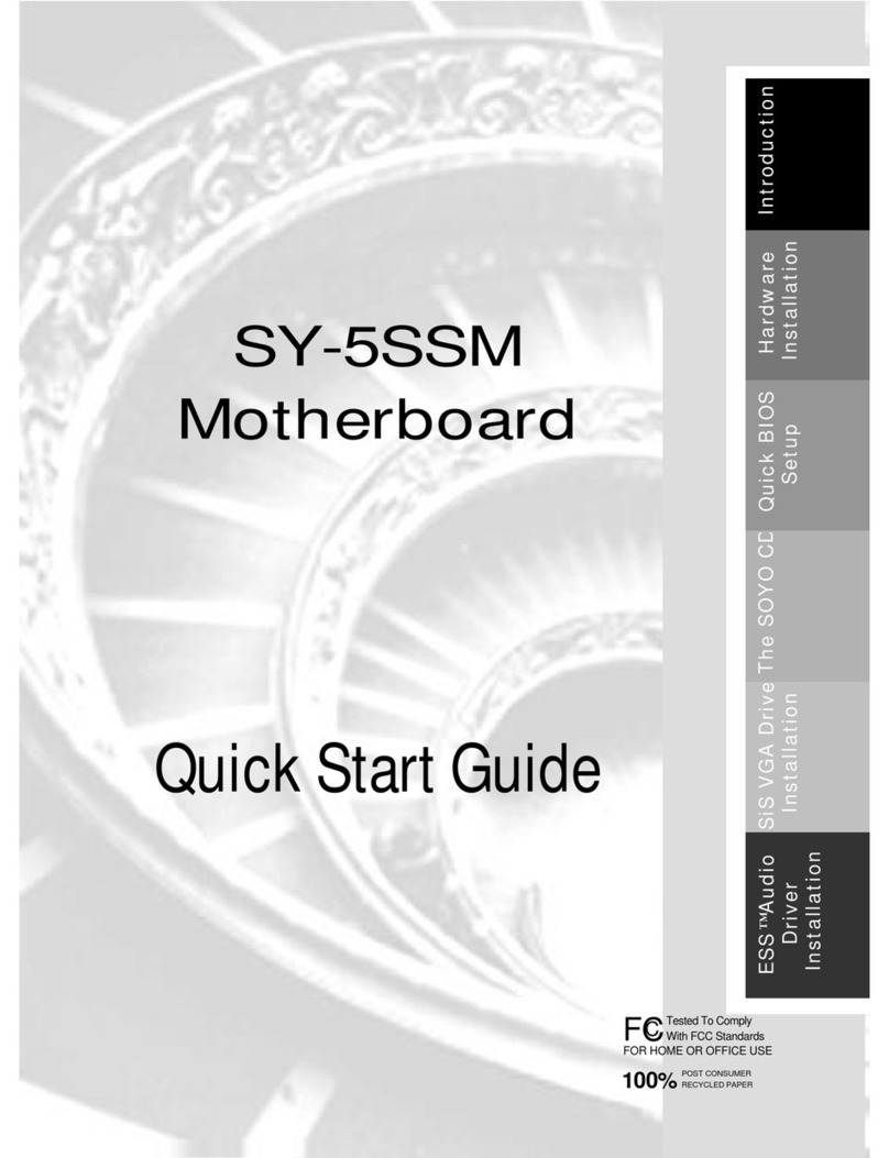 SOYO SY-5SSM User manual