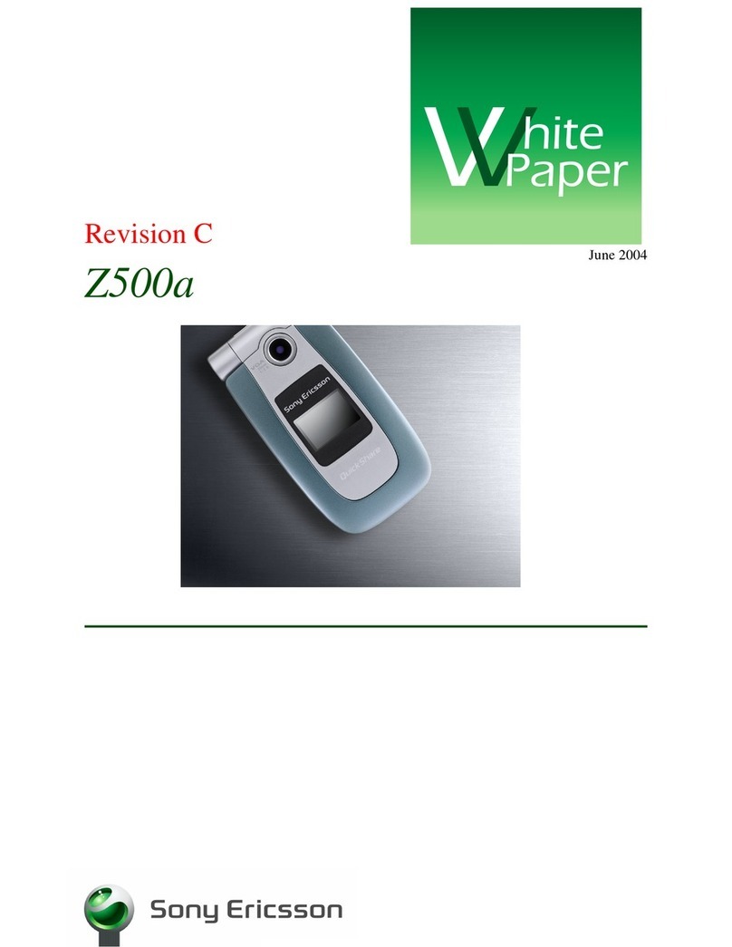 Sony Ericsson Z500a Quick reference guide