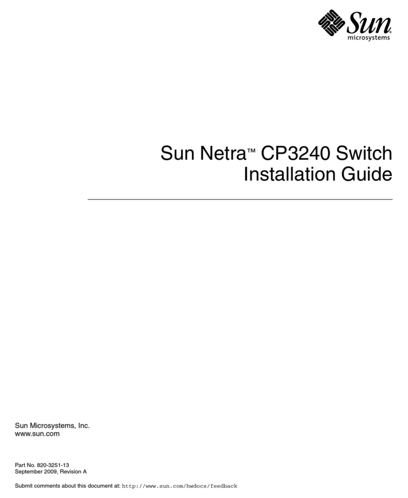 Sun Microsystems Sun Netra CP3240 User manual