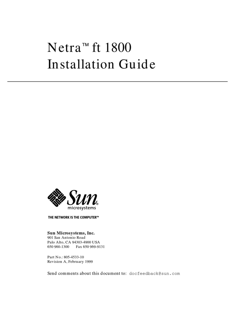 Sun Microsystems Netra ft 1800 installation guide Sun Microsystems Netra ft 1800 installation guide