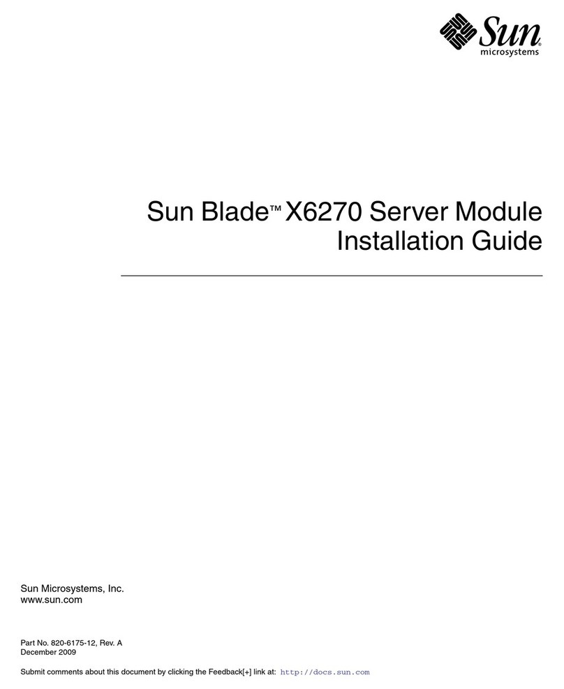 Sun Microsystems Sun Blade X6270 installation guide