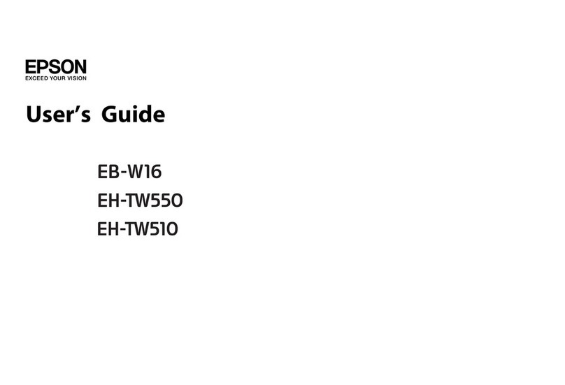 Epson EB-W16 User manual