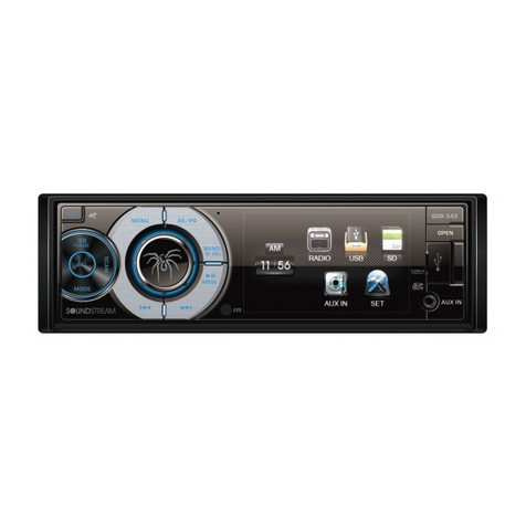 Soundstream SDR-342B User manual Soundstream SDR-342B User manual