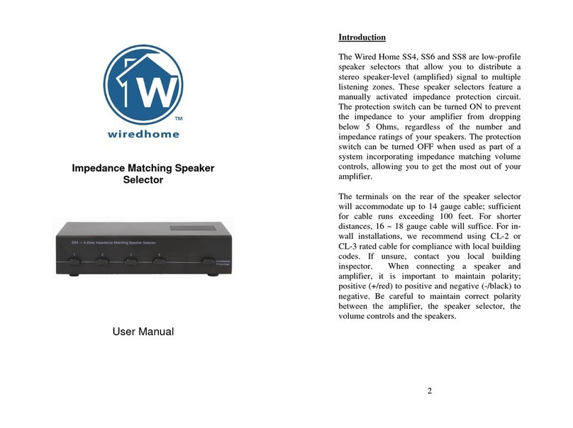 Wired Home SS4 user manual