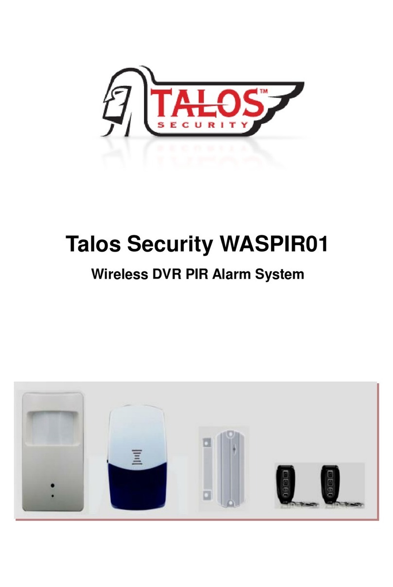 Talos Security WASPIR01 User manual