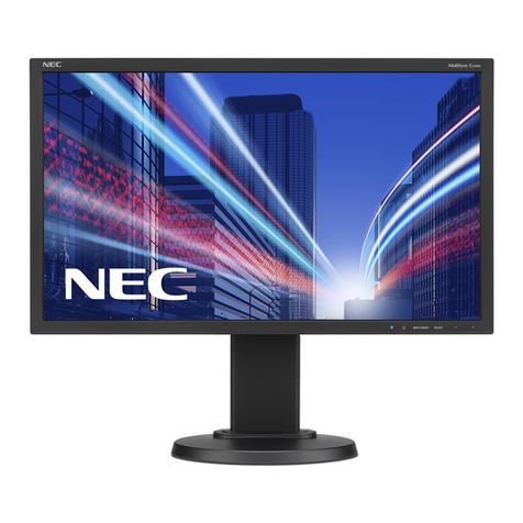NEC MultiSync E224Wi User manual
