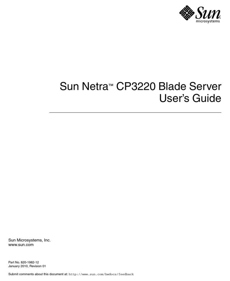 Sun Microsystems Sun Netra CP3220 User manual